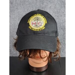 HC Series Cigar Hat Capturing The Spirit of Havana Black Baseball Cap Adjustable